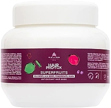 Creme-Maske für das Haar - Kallos Hair Pro-tox Superfruits Hair Mask — Bild N3