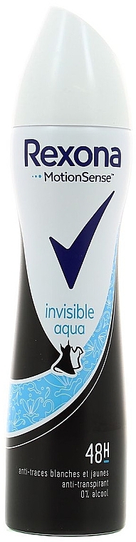 Deospray Antitranspirant - Rexona MotionSense Invisible Aqua Anti-Perspirant Spray 48H — Bild N3