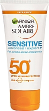 Düfte, Parfümerie und Kosmetik Sonnenschutzcreme für das Gesicht - Garnier Ambre Solaire Sensitive Advanced Face Cream SPF50