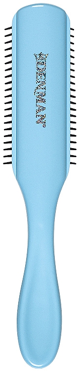 Haarbürste D3 blau mit schwarz - Denman Original Styler 7 Row Nordic Ice — Bild N2