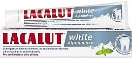 Düfte, Parfümerie und Kosmetik Aufhellende Zahnpasta für gesunde Zähne mit Alpenminzgeschmack - Lacalut White Alpenminze Toothpaste