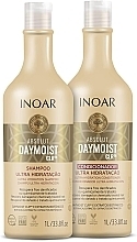 Haarpflegeset - Inoar Absolut Daymoist (Shampoo 1000 ml + Conditioner 1000ml)  — Bild N1