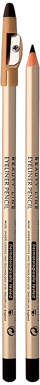 Augenkonturenstift mit Anspitzer - Eveline Cosmetics Eyeliner Pencil — Foto N2