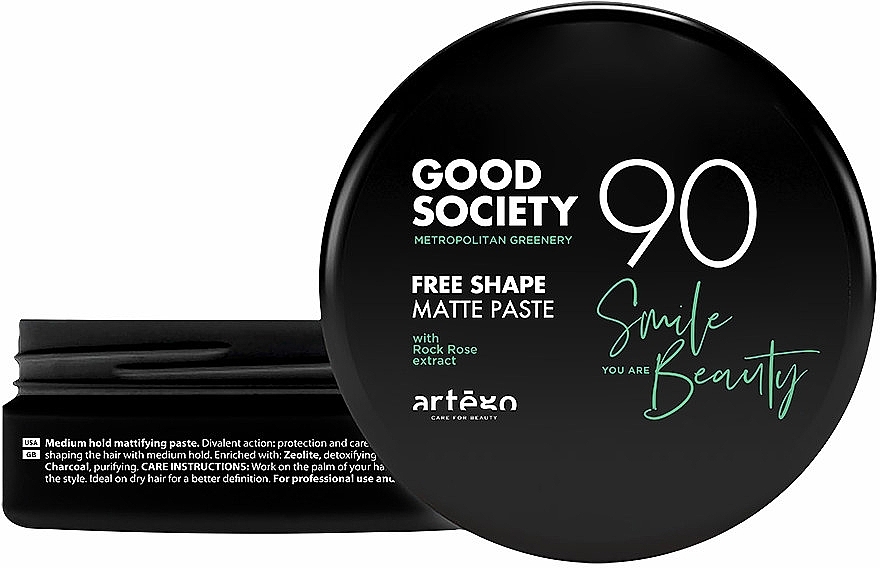 Stylingpaste mit Matteffekt - Artego Good Society 90 Free Shape Matt Paste — Bild N1