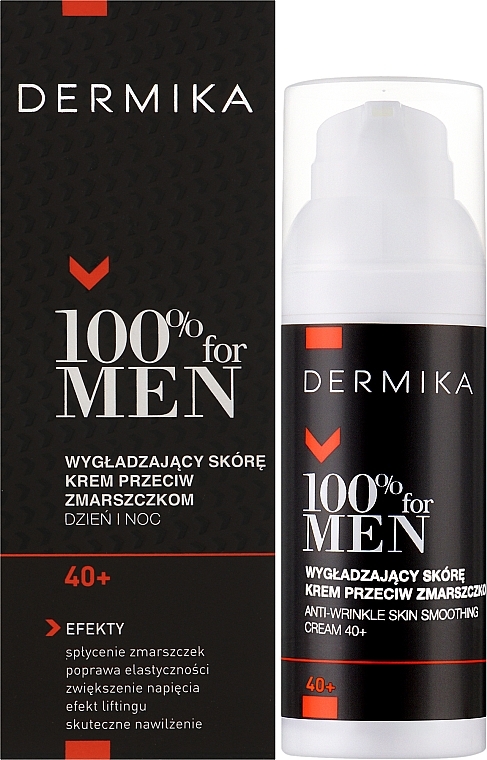 Glättende Anti-Falten Gesichtscreme 40+ - Dermika Skin Smoothing Anti-Wrinkle Cream 40+ — Bild N2