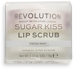 Düfte, Parfümerie und Kosmetik Lippenpeeling Frische Minze - Makeup Revolution Lip Scrub Sugar Kiss Fresh Mint