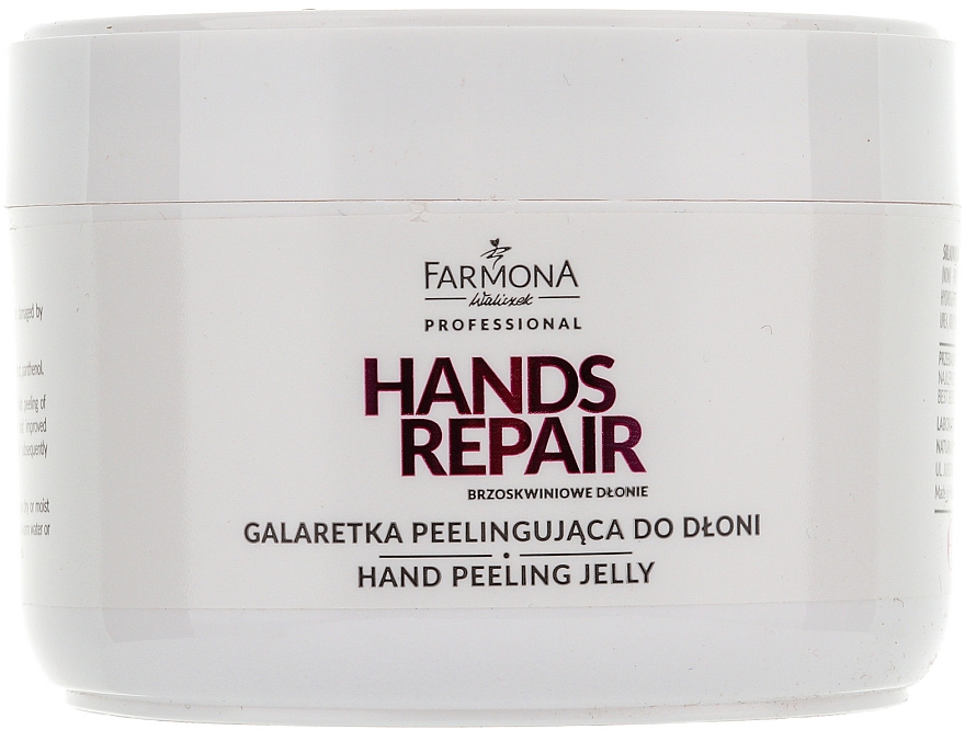 Reparierendes Handpeeling mit Pfirsichextrakt - Farmona Professional Hands Repair Peach — Bild N1