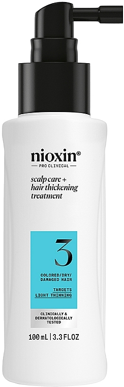 Haar- und Kopfhautpflege - Nioxin Pro Clinical System 3 Scalp + Hair Thickening Treatment  — Bild N1