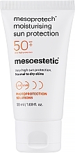 Düfte, Parfümerie und Kosmetik Feuchtigkeitsspendende Sonnenschutzcreme SPF 50+ - Mesoestetic Mesoprotech Moisturising Sun Protection 
