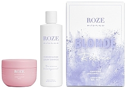 Haarpflegeset - Roze Avenue Blonde Rescue Duo Set (Haarshampoo 250ml + Haarmaske 200ml + Kosmetiktasche 1 St.) — Bild N1