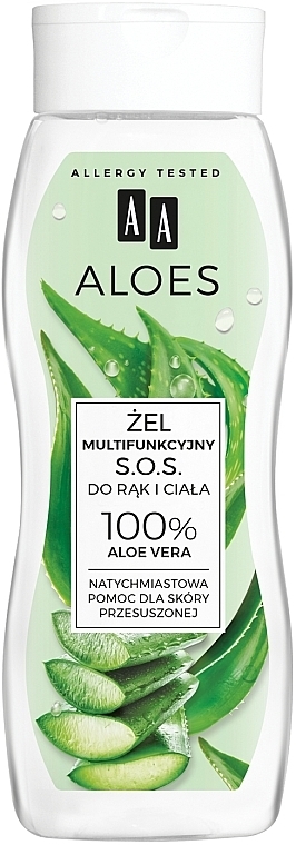 Multifunktionales Hand- und Körpergel mit 100% Aloe Vera - AA Aloes 100% Aloe Vera Hand And Body SOS Gel