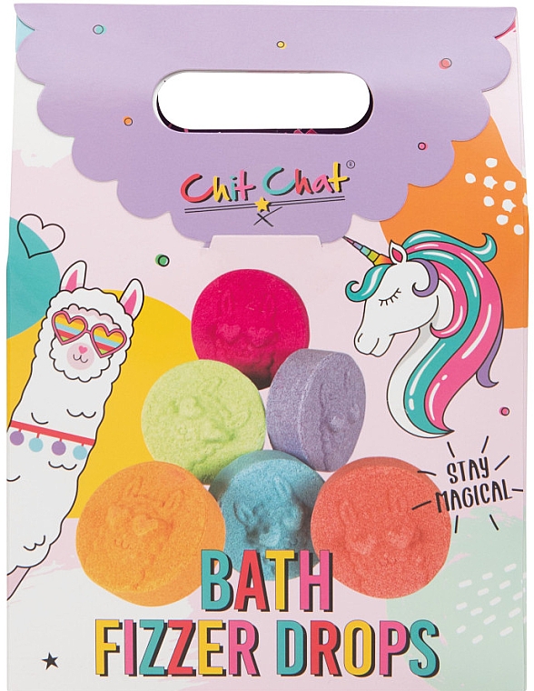 Badebomben-Set 6 St. - Chit Chat Bath Fizzer Drops Gift Set — Bild N1
