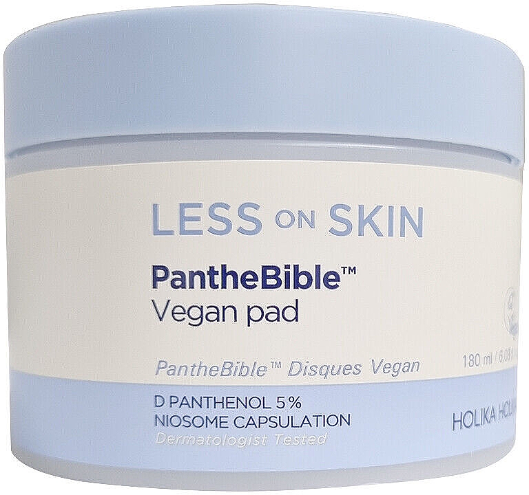 Pads für empfindliche Haut - Holika Holika Less On Skin PantheBible Vegan Pad — Bild N2