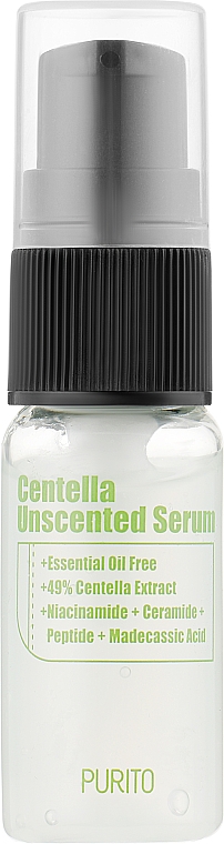 Gesichtsserum mit Centella Asiatica - Purito Centella Unscented Serum (Mini)  — Bild N2