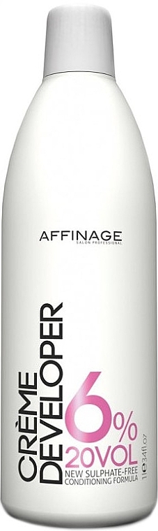 Oxidationscreme 6% - Affinage Salon Professional Creme Developer — Bild N2