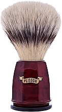 Rasierpinsel Walnuss - Plisson Russian Grey Faceted Brush — Bild N1