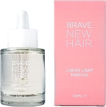 Düfte, Parfümerie und Kosmetik 2in1 Serum und Haaröl - Brave New Hair Liquid Light Hair Oil