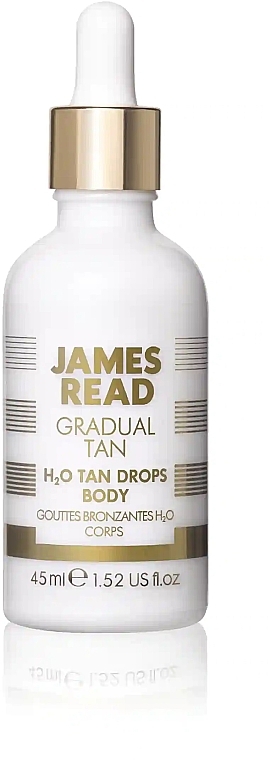 Körperserum mit Hyaluronsäure und Aloe Vera für einen sonnigen Beach Glow - James Read Gradual Tan H2O Tan Drops Body — Bild N1