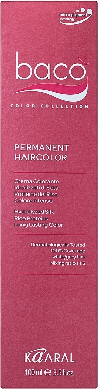 Haarfarbe - Kaaral Baco Color Hair-Dye — Bild N3