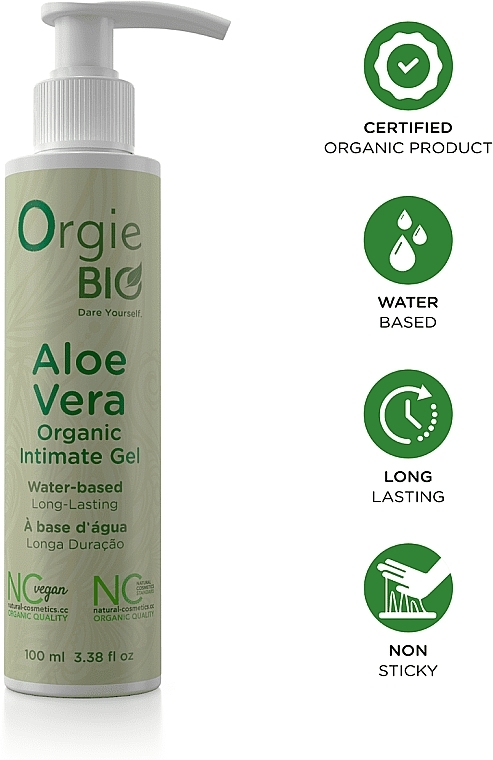 Bio-Intimgel mit Aloe Vera - Orgie Bio Aloe Vera Organic Intimate Gel — Bild N3