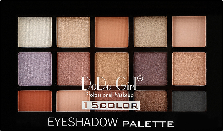 Lidschatten-Palette - DoDo Girl 15 Color Eyeshadow Palette — Bild N1