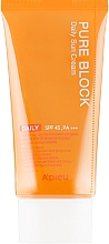 Düfte, Parfümerie und Kosmetik Sonnenschutzcreme - A'pieu Pure Block Natural Daily Sun Cream SPF45/Pa+++