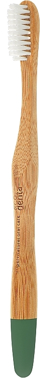 Bambuszahnbürste mittel grün - Ecodenta Bamboo Toothbrush Medium — Bild N1