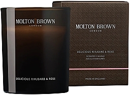 Molton Brown Delicious Rhubarb & Rose Scented Candle - Duftkerze — Bild N1