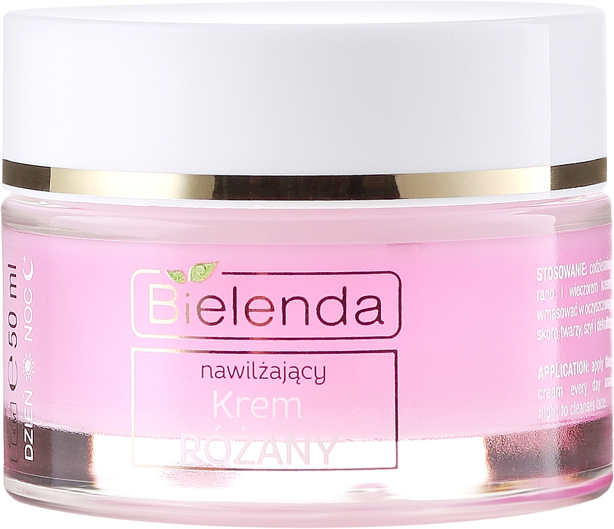 Feuchtigkeitsspendende und beruhigende Gesichtscreme mit Rose - Bielenda Rose Care Cream — Bild N2