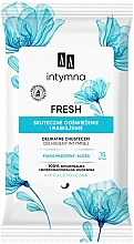 Erfrischungstücher für die Intimhygiene 15 St. - AA Intimate Fresh Hygiene Wipes — Bild N1