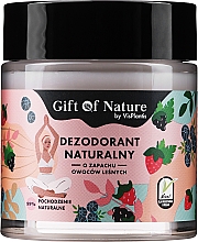 Düfte, Parfümerie und Kosmetik Natürliche Deocreme mit Waldbeerenduft - Vis Plantis Gift of Nature Natural Deodorant