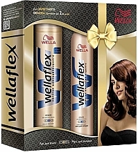 Düfte, Parfümerie und Kosmetik Haarpflegeset - Wella Pro Wellaflex Volume (Haarspray 250ml + Haarschaum 200ml)