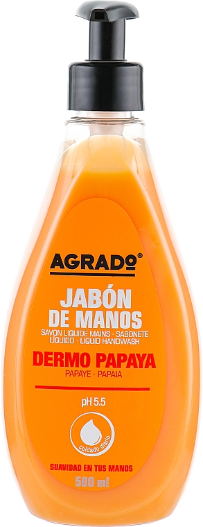 Flüssige Handseife mit Papaya - Agrado Hand Soap — Bild N1