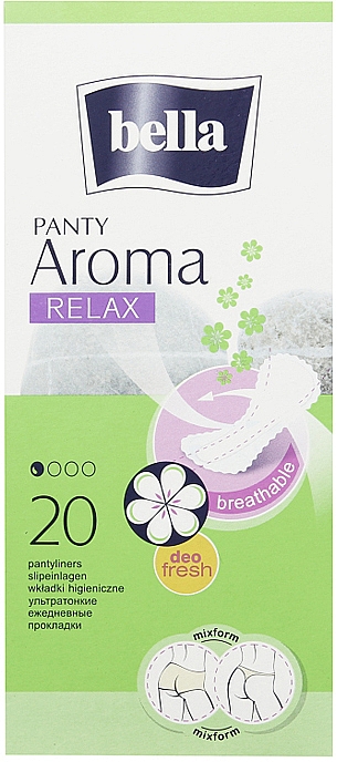 Slipeinlagen Panty Aroma Relax 20 St. - Bella — Bild N1
