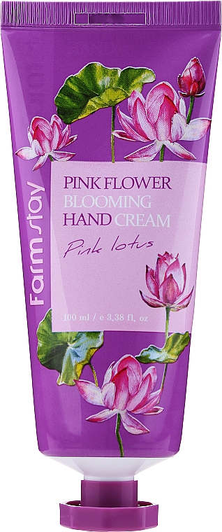 Handcreme Rosa Lotus - FarmStay Pink Flower Blooming Hand Cream Pink Lotus
