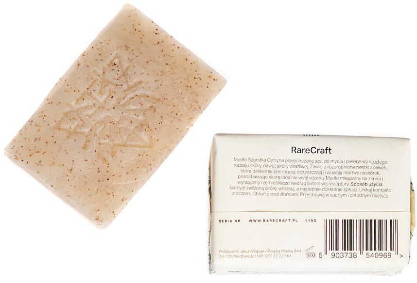 Seife-Peeling Zitrone - RareCraft Soap — Bild N2
