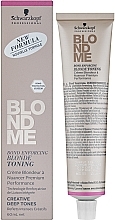 Düfte, Parfümerie und Kosmetik Feuchtigkeitsspendende Blond Tonercreme - Schwarzkopf Professional BlondMe Deep Tones Blonde Toning