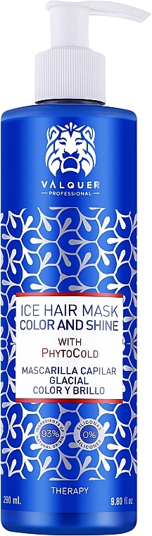 Maske für coloriertes Haar - Valquer Ice Hair Mask Color And Shine — Bild N1