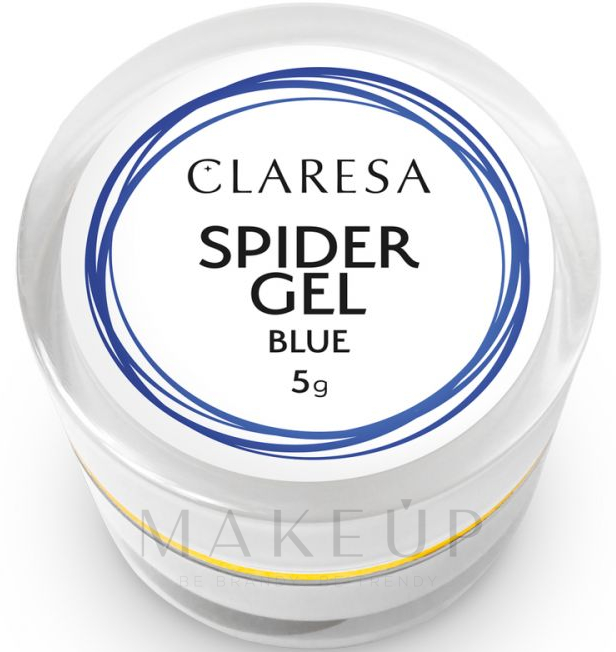 Spinnengel für Nägel - Claresa Spider Gel  — Bild Blue
