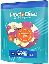 Düfte, Parfümerie und Kosmetik Ersatz-Pedikürescheiben L 180/25 mm 50 St.  - Clavier Medisterill PodoDisc 