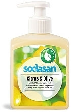 Düfte, Parfümerie und Kosmetik Flüssigseife Zitrus und Olive - Sodasan Citrus And Olive Liquid Soap