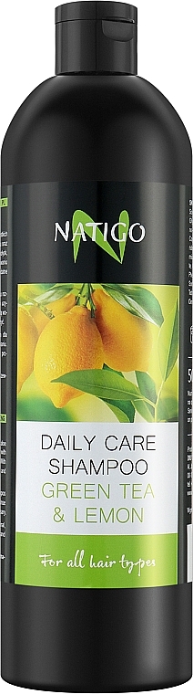 Haarshampoo Grüner Tee und Zitrone - Natigo Everyday Shampoo — Bild N5