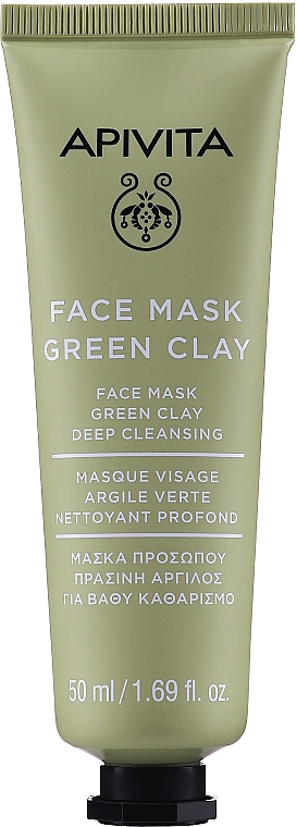 Reinigungsmaske für das Gesicht mit grüner Tonerde - Apivita Face Mask Green Clay — Bild N1