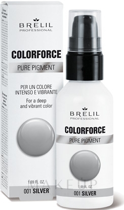 Konzentriertes Haarpigment - Brelil Colorforce Pure Pigment — Bild 001 - Silver