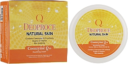 Regenerierende Anti-Aging-Gesichtscreme mit Coenzymen, Hyaluronsäure und Vitamin E - Deoproce Natural Skin Coenzyme Q10 Nourishing Cream — Bild N1