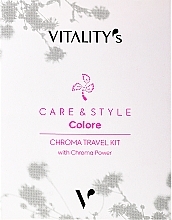 Haarpflegeset - Vitality's C&S Colore Chroma Kit Travel (shmp/100ml + h/mask/50ml) — Bild N1