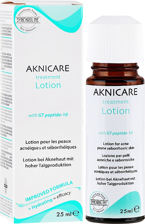 Gesichtslotion gegen Akne und Mitesser - Synchroline Aknicare Lotion — Bild N1