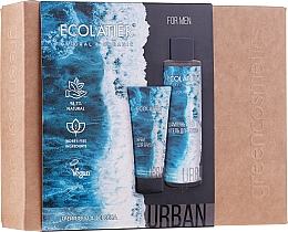 Düfte, Parfümerie und Kosmetik Haar- und Körperpflegeset - Ecolatire Urban For Men (2in1 Shampoo-Duschgel 200ml + Rasiercreme 100ml)