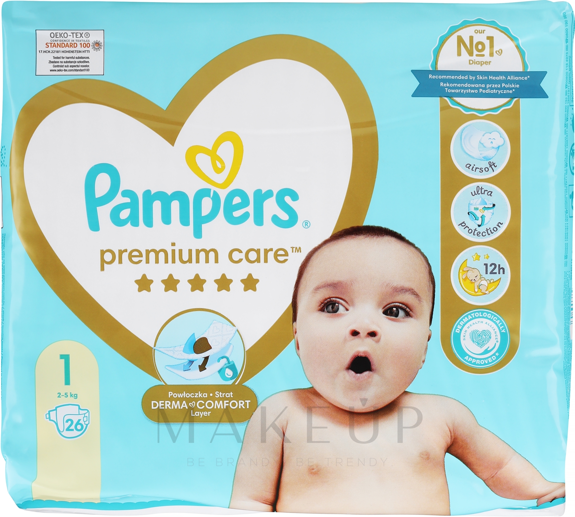 Windeln Pampers Premium Care Newborn (2-5 kg) 26 St. - Pampers — Bild 26 St.