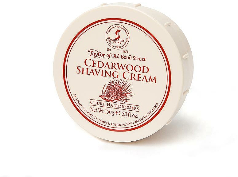 Rasiercreme mit Zedernholzduft - Taylor of Old Bond Street Cedarwood Shaving Cream Bowl — Bild N1